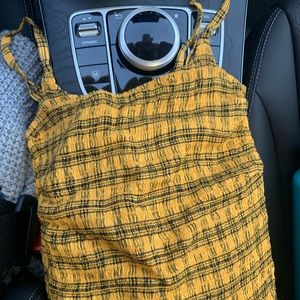 HOLLISTER PLAID CROP TOP